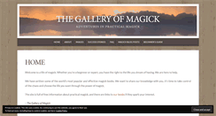 Desktop Screenshot of galleryofmagick.com